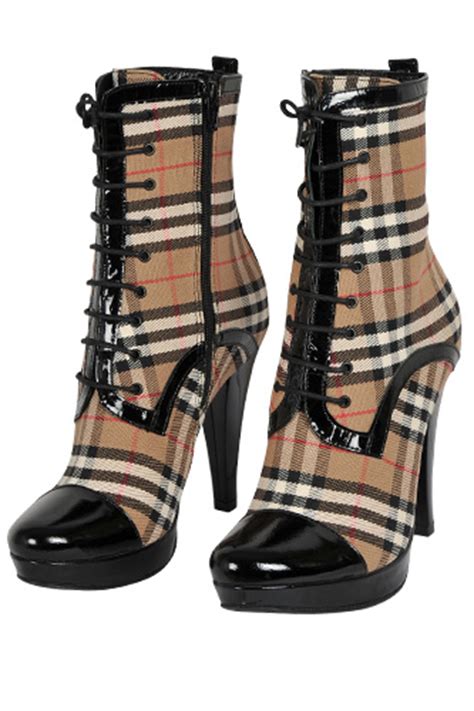 burberry black heels|Burberry high heel boots.